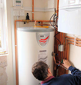 boiler servicing plumber Darlington photo